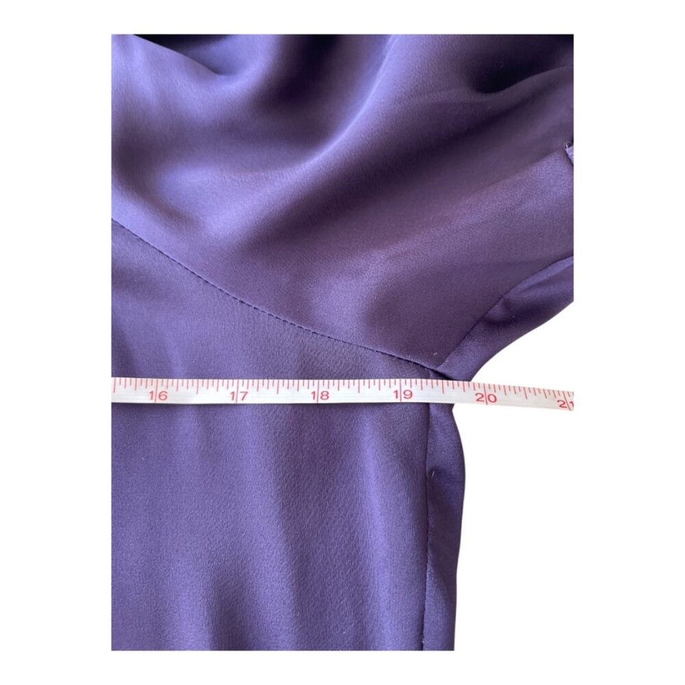 Y2K Express short sleeve eggplant top women's size XS NEW without tag - Picture 6 of 10